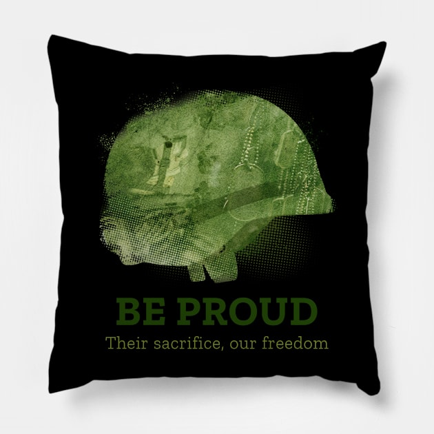 VETERAN Pillow by Cectees