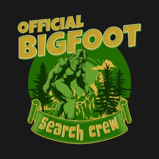 Bigfoot Sasquatch Search Crew T-Shirt