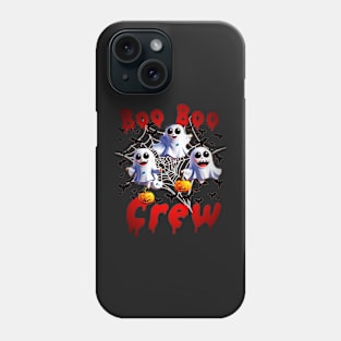 The Boo Crew Cute Ghost Spooky Season Funny Halloween Phone Case