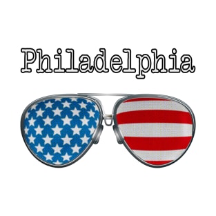 AMERICA PILOT GLASSES PHILADELPHIA T-Shirt