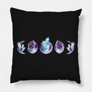 Crystal Moon Phase Pillow