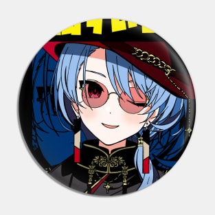 Hoshimachi Suisei Red-Tinted Glasses Pin