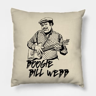 Boogie Bill Webb Pillow