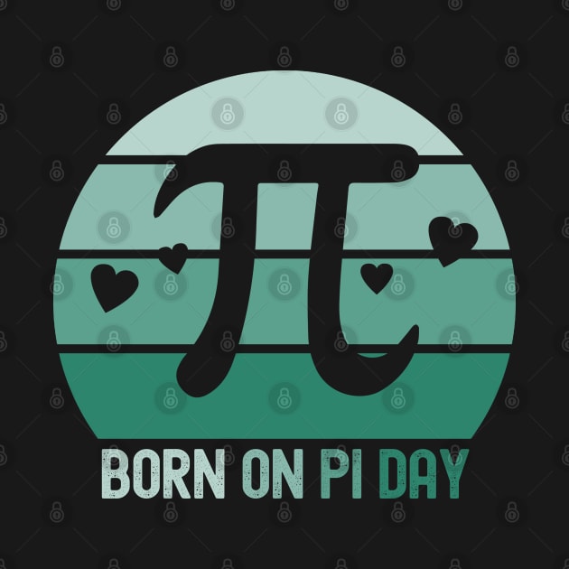 Born On Pi Day Happy Pi Day Birthday Gift Math Equations by Charaf Eddine