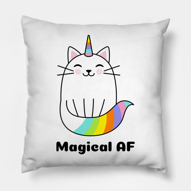 Magical AF Pillow by ArtbyLaVonne
