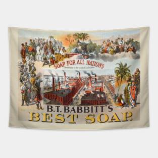 1880 Best Soap for All Nations Tapestry