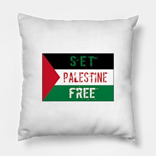 Set Palestine Free Flag Pillow