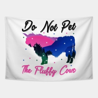 do not pet the fluffy cows Tapestry