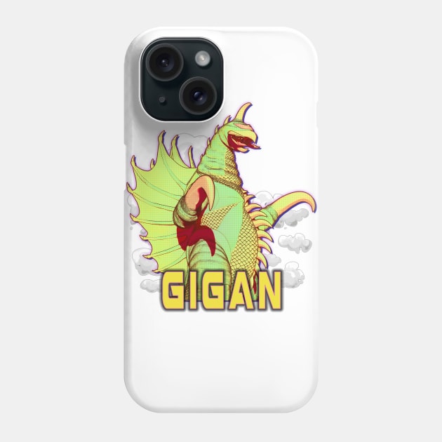 Comic Pop Gigan Phone Case by Digiwip