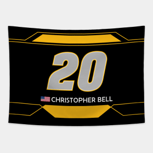 Christopher Bell #20 2023 NASCAR Design Tapestry