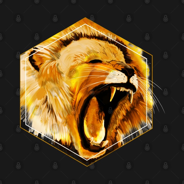 Lion Design by KyleKishART