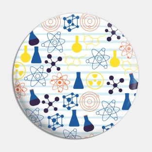 Chemistry teacher pattern Pin