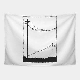 Power Lines Tapestry