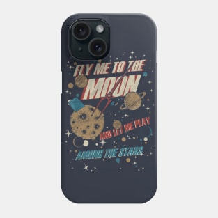 Fly me to the moon Phone Case