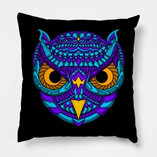 OWL MANDALA ART Pillow