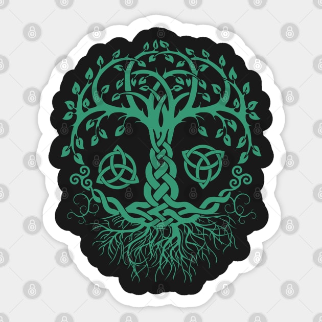 Celtic Tree of Life Celtic Symbol | Color Black | Sticker