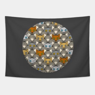 Art Deco Cats!!! Tapestry