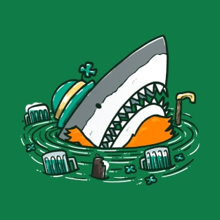 St Patrick's Day Shark T-Shirt