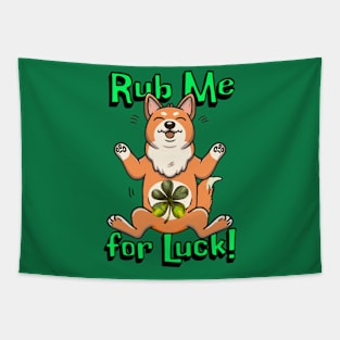 Rub Me for Luck Tapestry