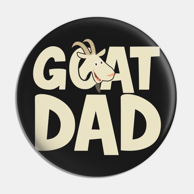 Goat Dad Pin by thingsandthings