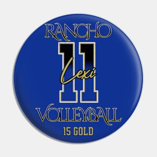 Lexi #11 Rancho VB (15 Gold) - Blue Pin