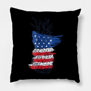 Patriotic Pineapple Independence Day Pillow