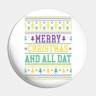 New Orleans Christmas Shirt Pin