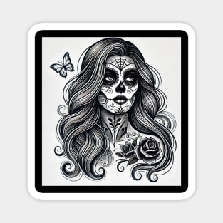 The witch catrina Magnet