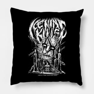 Ice Music Nine Band Kills  – Vintage American Heavy Metal Band Pillow