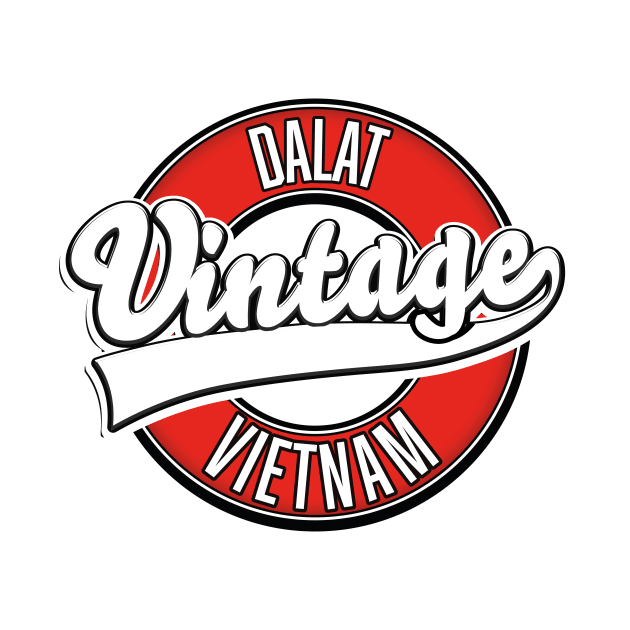 Dalat vietnam retro logo by nickemporium1