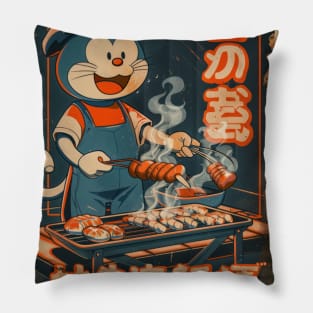 Vintage BBQ Fun Pillow