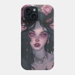 Pink Demon Lady Phone Case