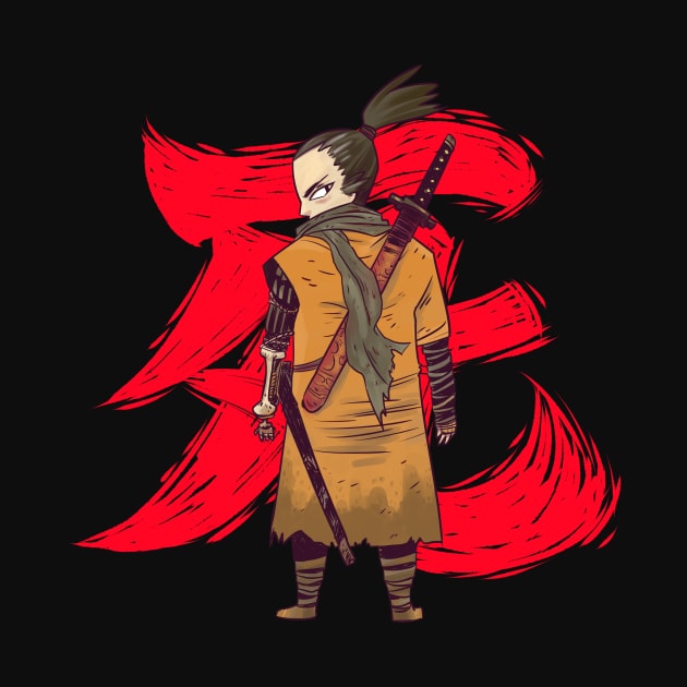 Sekiro Wolf fanart by exeivier