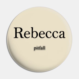 Rebecca Name meaning Pin