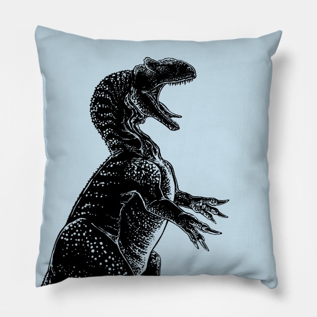 Allosaurus Pillow by JFells