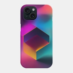 ABSTRACT HEXAGON MULTICOLORED SMOKE DESIGN, IPHONE CASE, MUGS, AND MORE Phone Case
