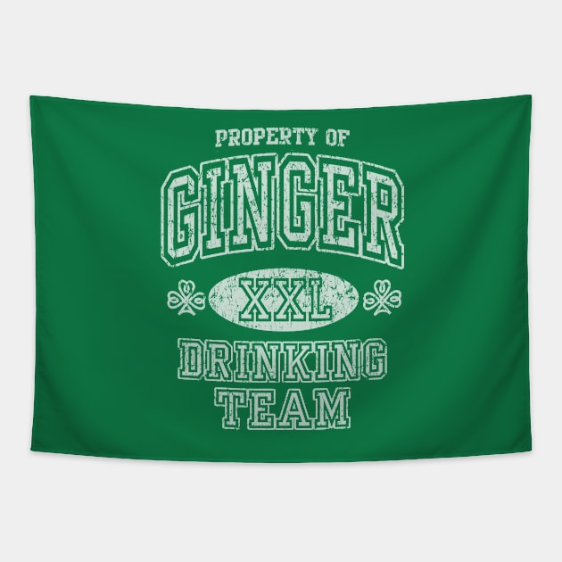 Ginger Drinking Team St Patricks Day Tapestry by E