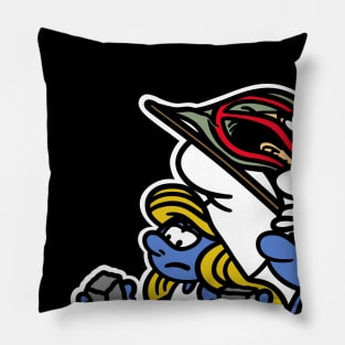 Riot Smurfs Pillow