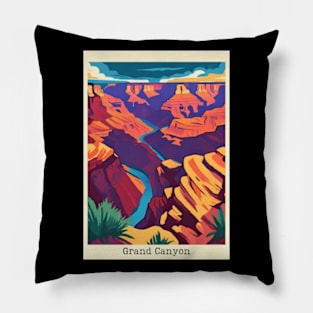 fauvism art of grand canyon usa 4 Pillow