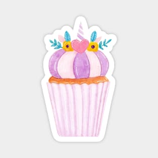 unicorn cupcake Magnet