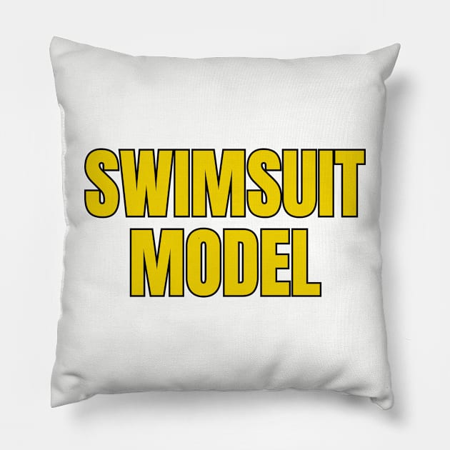 Swimsuit Model Pillow by Spatski