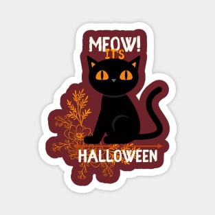 Meow! it's Halloween Magnet