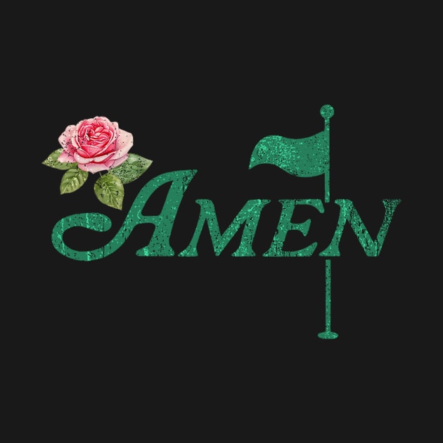 Vintage AMEN MASTERS GOLF by EliDidias