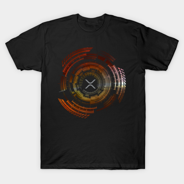 XRP Logo in Sci-Fi Hi-Tech Design - Xrp - T-Shirt | TeePublic
