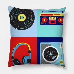 Vintage DJ Pop Art - Art of DJ Pillow