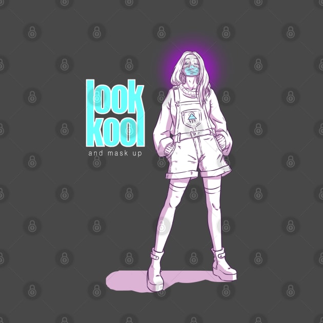 Philosophy Girl - Look Kool Mask by Christice Art