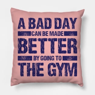 Gym Motivational Quote Pillow