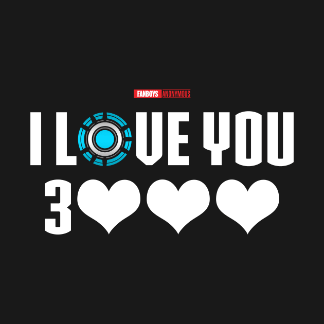 I Love You 3000 v6 (white) by Fanboys Anonymous