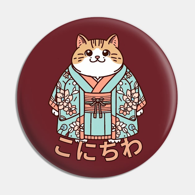 Japanese cat konichiwa Pin by Japanese Fever