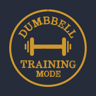 Dumbbell Training Mode Retro Workout T-Shirt